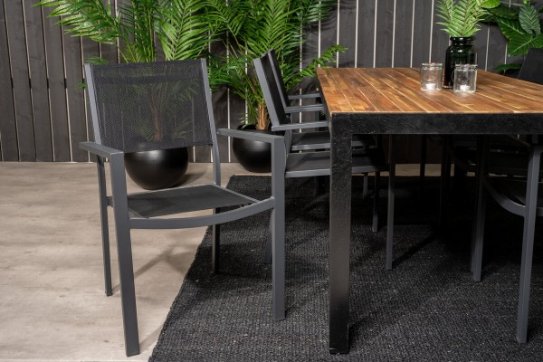 Copacabana, Bois matgrupp svart/natur Venture Home
