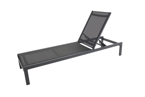 Copacabana solsäng svart/grå Venture Home