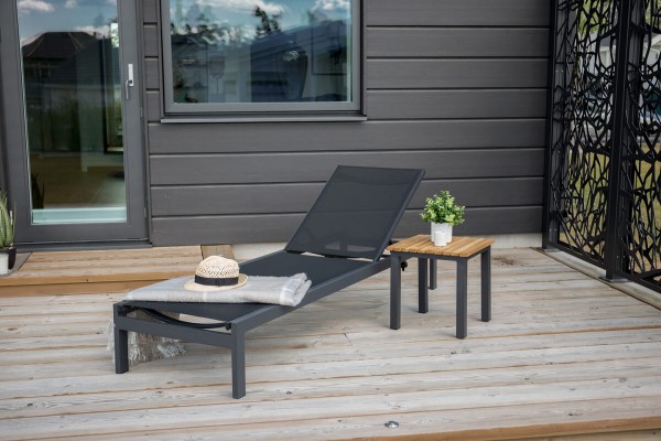 Copacabana solsäng 2-pack svart Venture Design