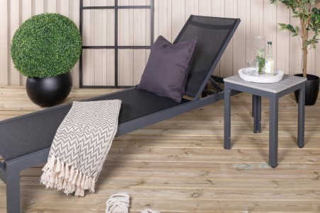 Copacabana solsäng 2-pack svart Venture Design