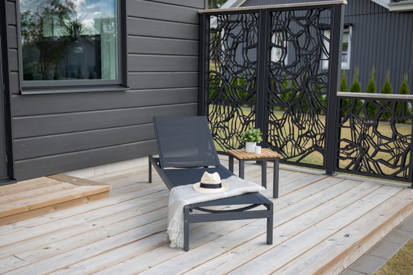 Copacabana solsäng svart Venture Home