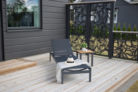 Copacabana solsäng svart Venture Home