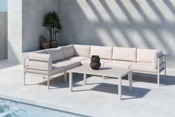 Copacabana soffgrupp 3 beige Venture Home