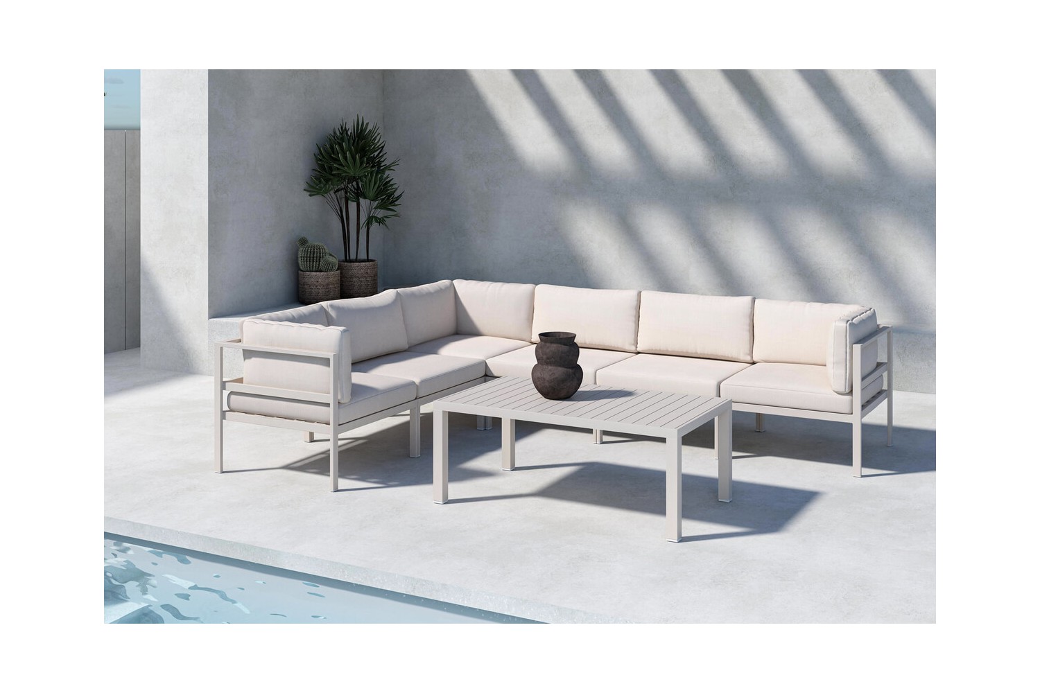 Copacabana soffgrupp 3 beige Venture Home