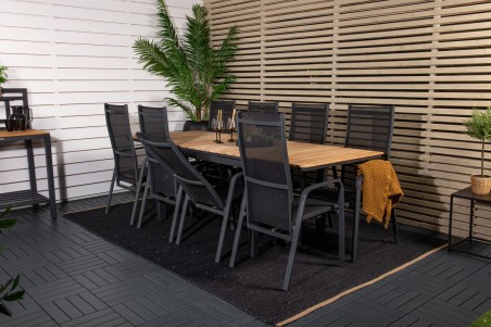 Copacabana positionsstol 2-pack svart Venture Home