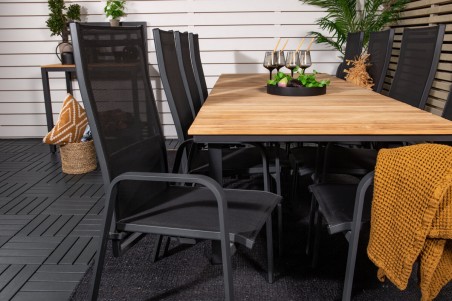 Copacabana positionsstol 2-pack svart Venture Home