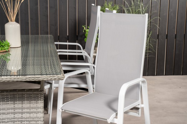 Copacabana positionsstol 2-pack grå Venture Home