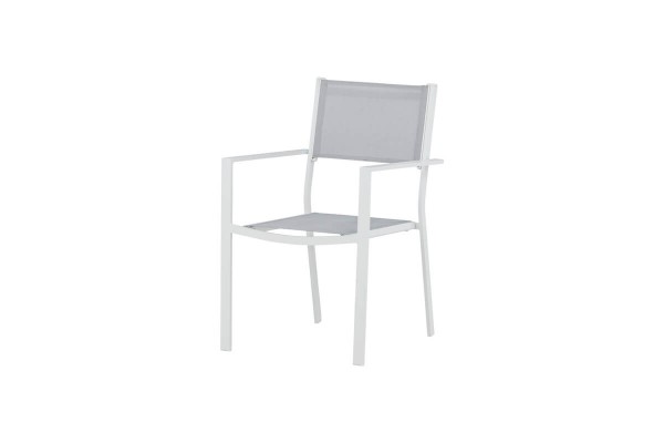 Copacabana matstol 2-pack grå/vit Venture Home