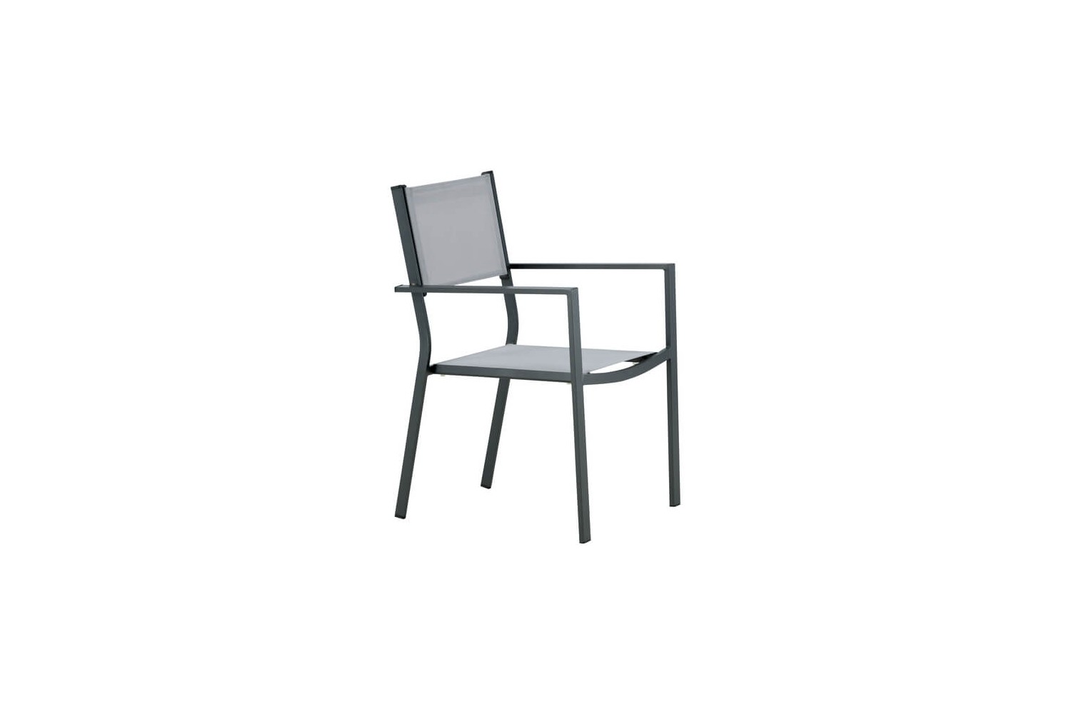 Copacabana matstol 2-pack grå/svart Venture Home Copacabana matstol 2-pack grå/svart Venture Home