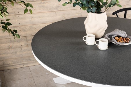 Copacabana matbord Ø140 grå Venture Home