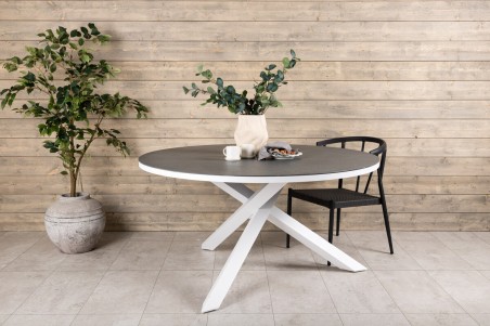 Copacabana matbord Ø140 grå Venture Home