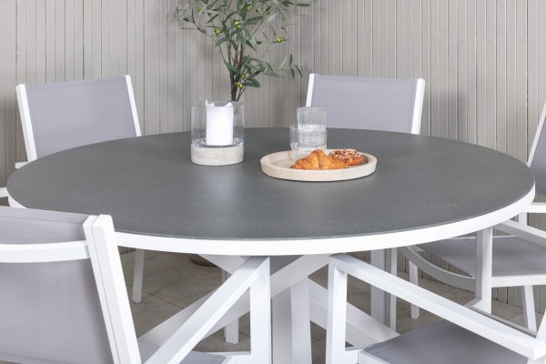 Copacabana matbord Ø140 grå Venture Home