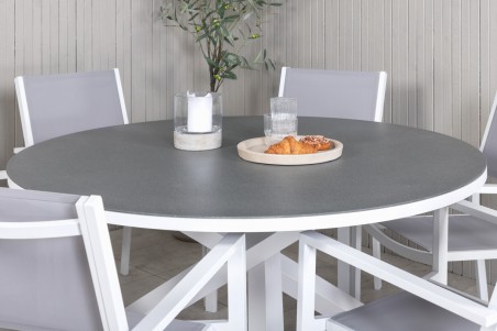 Copacabana matbord Ø140 grå Venture Home