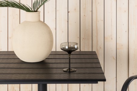 Colorado cafébord 70x70 cm svart Venture Home