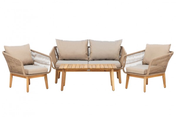 Chania soffgrupp beige/natur Venture Home