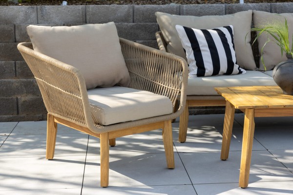 Chania soffgrupp beige/natur Venture Home