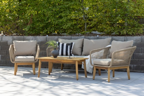 Chania soffgrupp beige/natur Venture Home