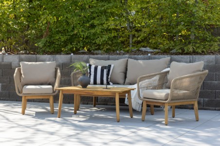 Chania soffgrupp beige/natur Venture Home