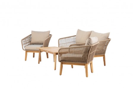 Chania soffgrupp beige/natur Venture Home