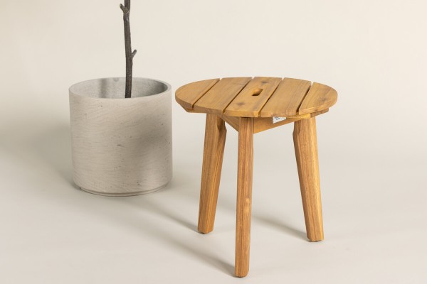 Chania sidobord Ø40 natur Venture Home