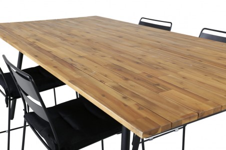 Chan, Lina matgrupp natur/svart Venture Home