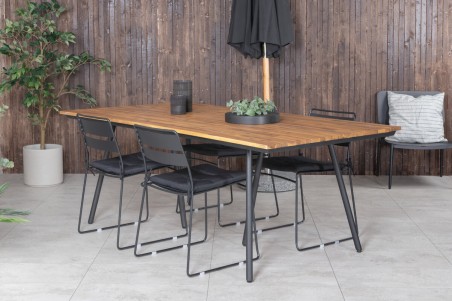 Chan, Lina matgrupp natur/svart Venture Home