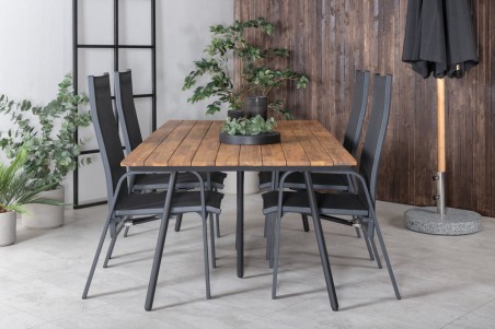 Chan, Copacabana matgrupp natur/svart Venture Home