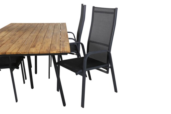 Chan, Copacabana matgrupp natur/svart Venture Home