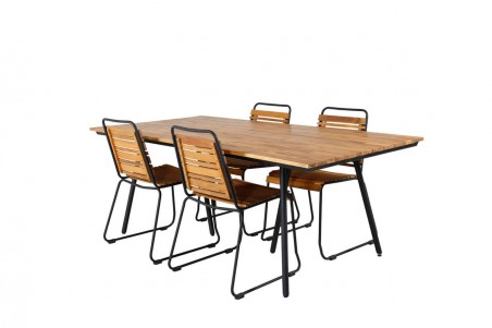 Chan, Bois matgrupp natur/svart Venture Home