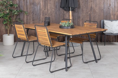Chan, Bois matgrupp natur/svart Venture Home