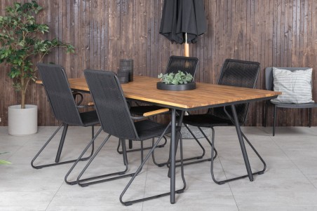 Chan matbord 200x100 cm natur  Venture Home