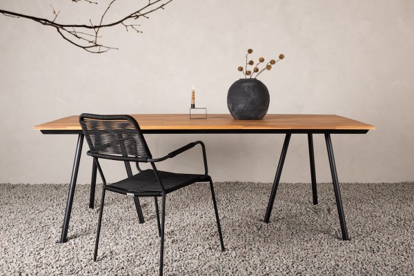 Chan matbord 200x100 cm natur  Venture Home