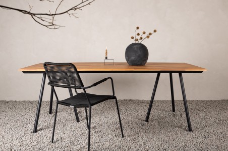 Chan matbord 200x100 cm natur  Venture Home