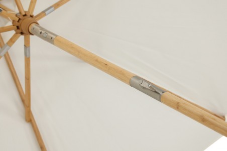 Cerox parasoll Ø270 cm vit Venture Home