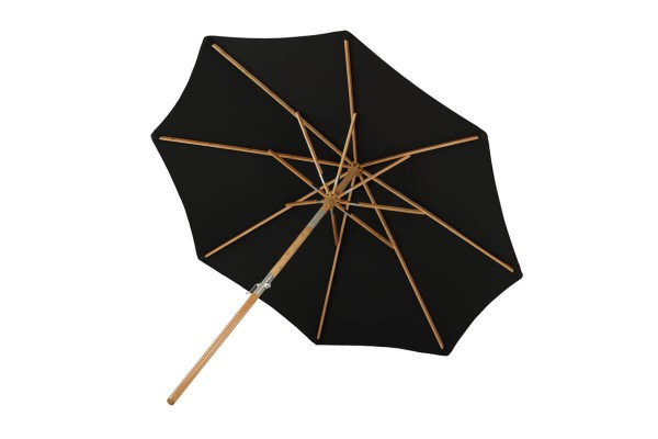 Cerox parasoll Ø270 cm svart Venture Home