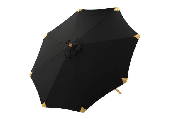 Cerox parasoll Ø270 cm svart Venture Home