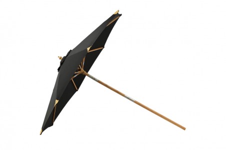 Cerox parasoll Ø270 cm svart Venture Home
