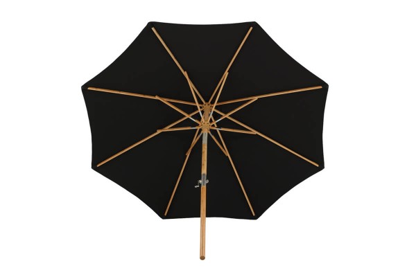 Cerox parasoll Ø270 cm svart Venture Home