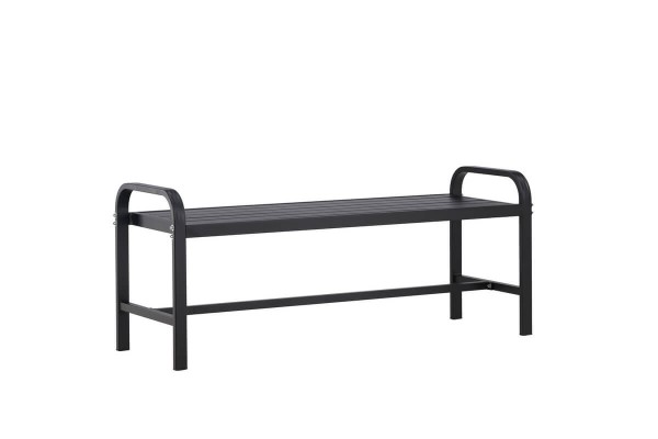 Cascais bänk 125x42x52 cm svart Venture Home