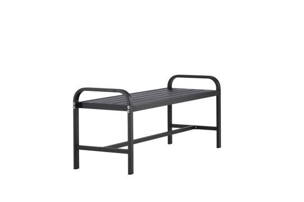 Cascais bänk 125x42x52 cm svart Venture Home