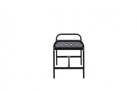 Cascais bänk 125x42x52 cm svart Venture Home