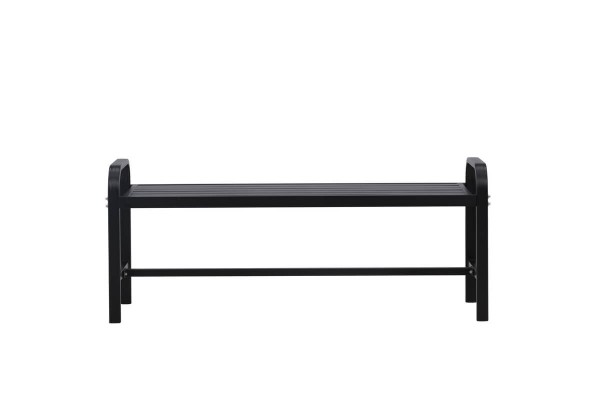 Cascais bänk 125x42x52 cm svart Venture Home