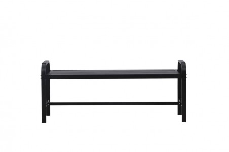 Cascais bänk 125x42x52 cm svart Venture Home