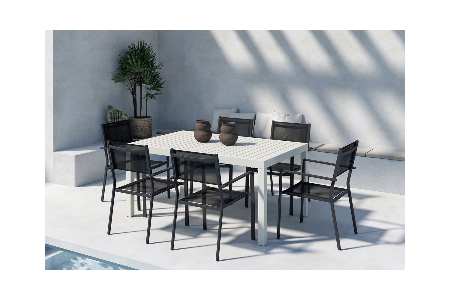Capo, Copacabana matgrupp svart/beige Venture Home Capo, Copacabana matgrupp svart/beige Venture Home