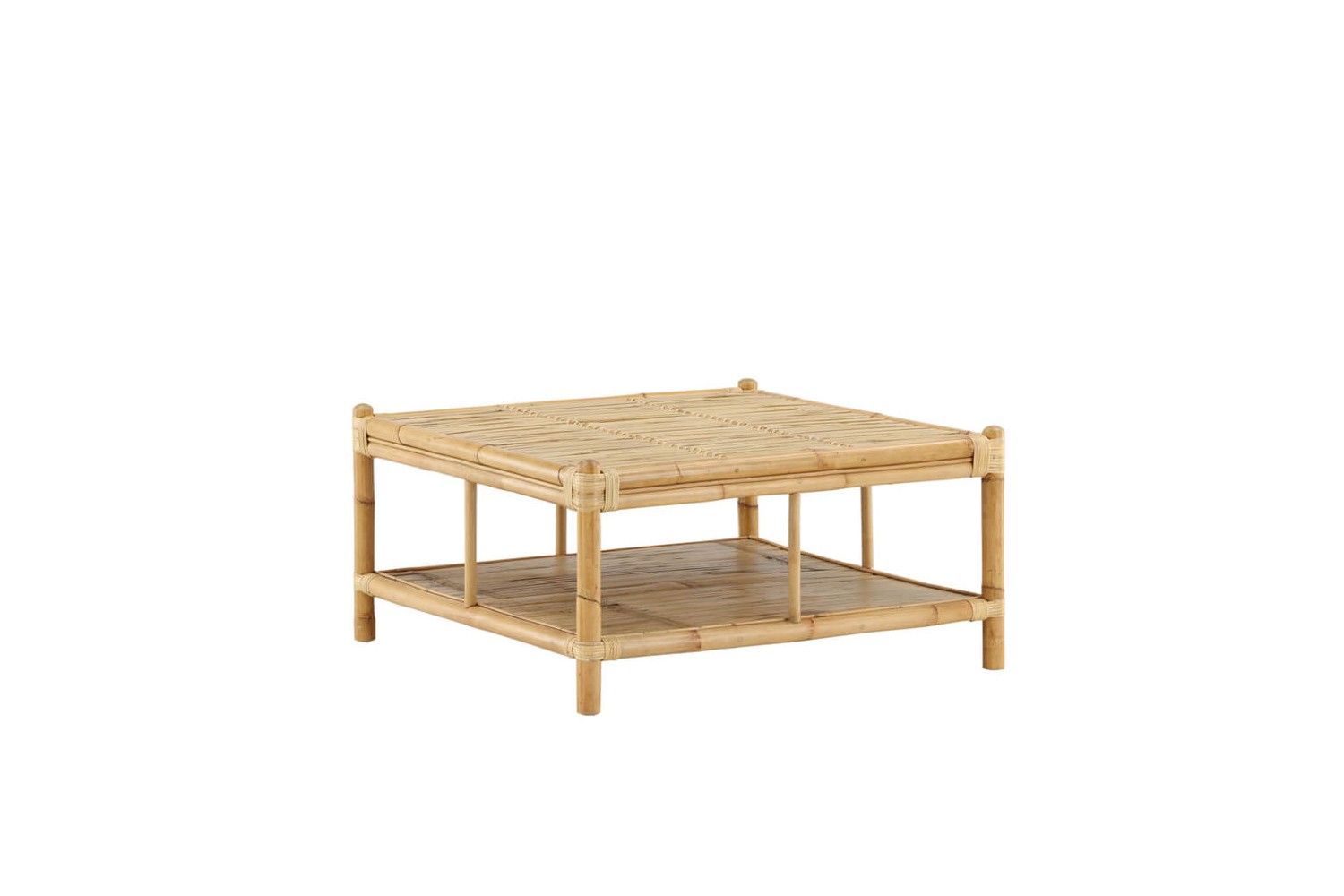 Cane soffbord 90x90 cm natur Venture Home