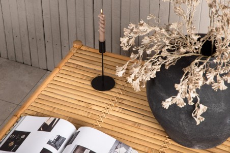 Cane soffbord 90x90 cm natur Venture Home