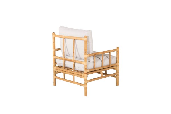 Cane fåtölj natur/grå Venture Home