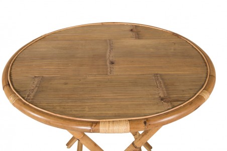 Cane cafébord Ø80 cm natur Venture Home