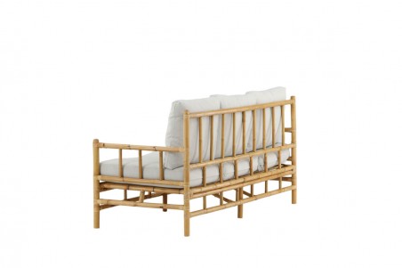 Cane 3-sits soffa natur Venture Home