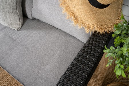 Brentwood hörngrupp svart/grå Venture Home